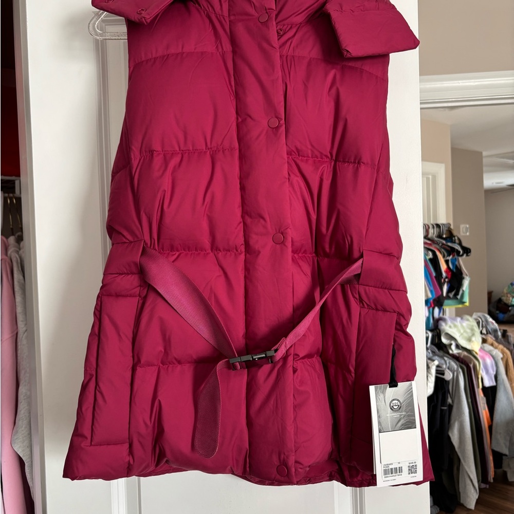 lululemon athletica Red Puffer Jacket